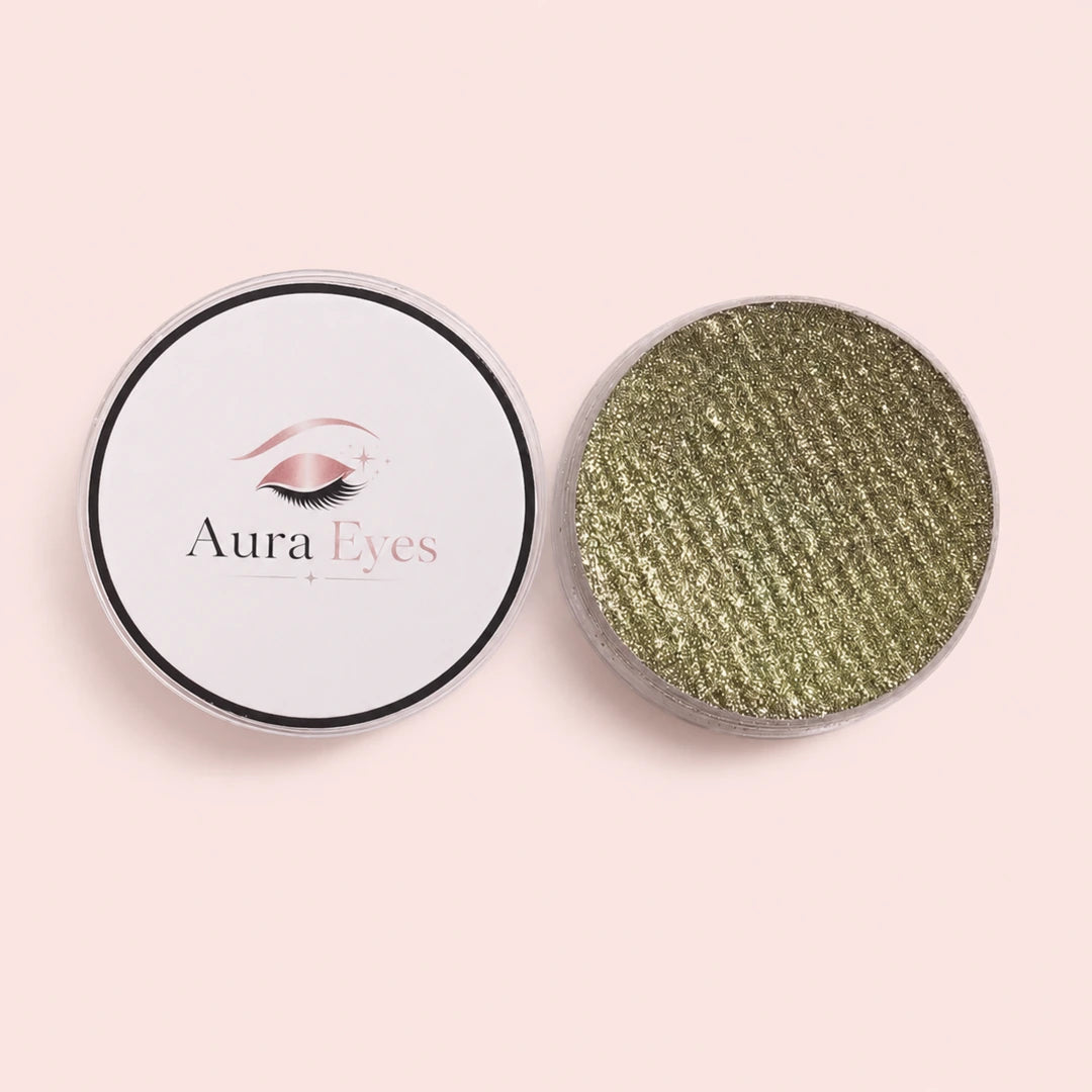 Aura Eyes Antique Olive-Gold shimmer